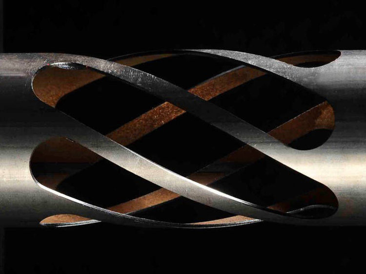 Metal round tube laser cutting